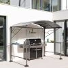 Abri Barbecue En Acier Hespéride Neiba Graphite -Décoration De Meubles abri barbecue en acier hesperide neiba noir graphite