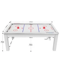 Air Hockey Toronto - Coloris Blanc Laqué / Surface Blanche 12 Air Hockey Toronto - Coloris Blanc Laqué / Surface Blanche -Décoration De Meubles air hockey toronto coloris blanc laque surface blanche 3