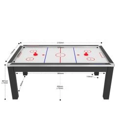 Air Hockey Toronto - Coloris Noir / Surface Blanche -Décoration De Meubles air hockey toronto coloris noir surface blanche 4