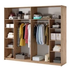 Armoire 2 Portes Grand Modèle Avec Miroir Nantes -Décoration De Meubles armoire 2 portes grand modele avec miroir nantes 2