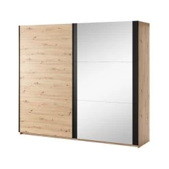 Armoire 2 Portes Grand Modèle Avec Miroir Nantes