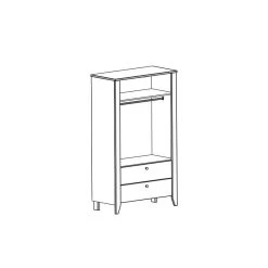 Demeyere Armoire Teddy Bear 2 Portes -Décoration De Meubles armoire teddy bear 2 portes 2