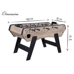 Babyfoot Lombardi Coloris Industriel -Décoration De Meubles babyfoot lombardi coloris industriel 1 4