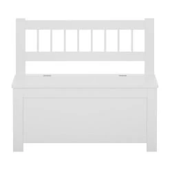 Banc Coffre à Jouets Enfant Blanc Atmosphera -Décoration De Meubles banc coffre a jouets enfant blanc atmosphera 2