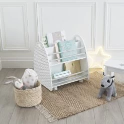 Bibliothèque Enfant Roulettes Gris Atmosphera -Décoration De Meubles bibliotheque enfant roulettes gri atmosphera 2