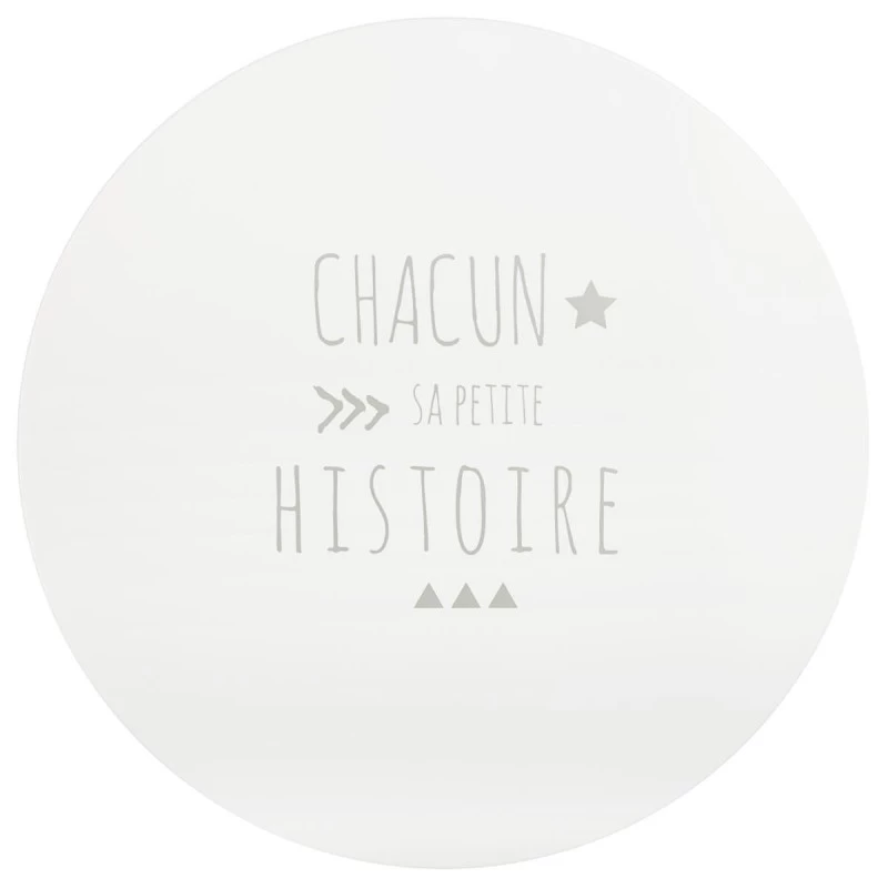 Bibliothèque Ronde Petite Histoire Enfant Roulettes Gris Atmosphera 5 Bibliothèque Ronde Petite Histoire Enfant Roulettes Gris Atmosphera – Image 3