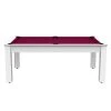 Billard Américain Arizona 7 Pieds Blanc Laqué / Tapis Prune -Décoration De Meubles billard americain arizona 7 pieds blanc tapis prune