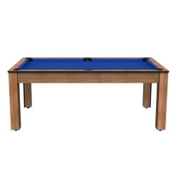 Billard Américain Arizona 7 Pieds Hêtre Boisé / Tapis Bleu