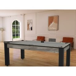 Billard Américain Arizona 7 Pieds Industriel / Tapis Gris 12 Billard Américain Arizona 7 Pieds Industriel / Tapis Gris -Décoration De Meubles billard americain arizona 7 pieds industriel tapis gris 3