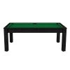 Billard Américain Arizona 7 Pieds Noir Boisé / Tapis Vert -Décoration De Meubles billard americain arizona 7 pieds noir boise tapis vert