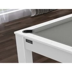 Billard Texas 6 Pieds - Coloris Blanc Laqué / Tapis Gris 13 Billard Texas 6 Pieds - Coloris Blanc Laqué / Tapis Gris -Décoration De Meubles billard texas 6 pieds coloris blanc laque tapis gris 4