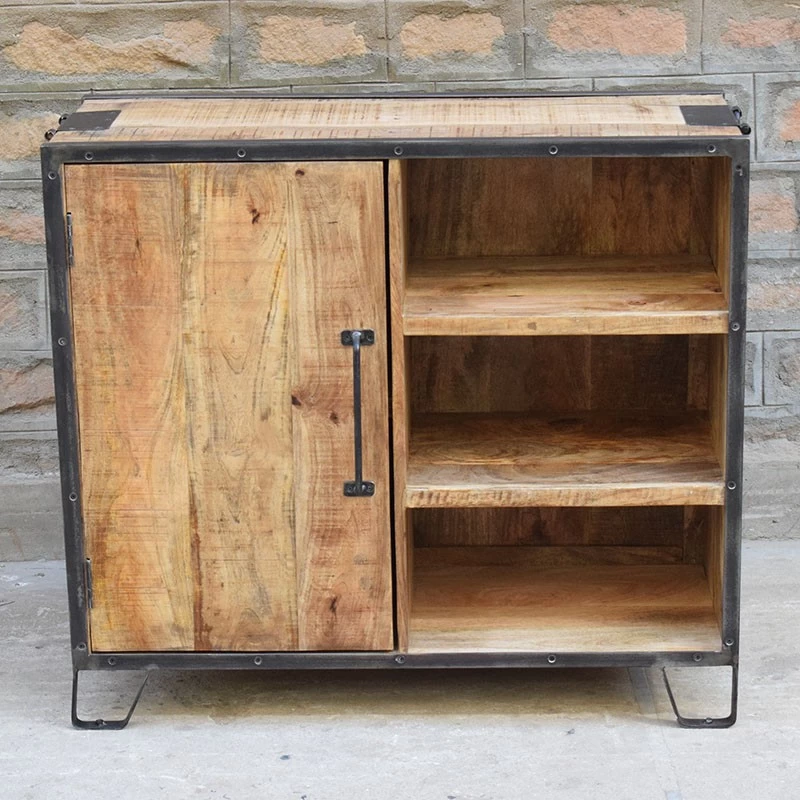 Buffet 1 Porte 3 Niches Manguier 4 Buffet 1 Porte 3 Niches Manguier – Image 2