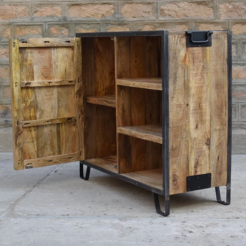 Buffet 1 Porte 3 Niches Manguier 7 Buffet 1 Porte 3 Niches Manguier – Image 5