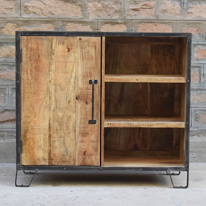 Buffet 1 Porte 3 Niches Manguier 9 Buffet 1 Porte 3 Niches Manguier – Image 7