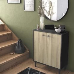 Demeyere Buffet 2 Portes Industriel Arty -Décoration De Meubles buffet 2 portes industriel arty 1 1