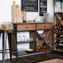 Buffet En Bois De Frêne Bakos Atmosphera -Décoration De Meubles buffet en bois de frene bakos atmosphera 1 2