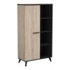 Demeyere Buffet Haut Bruce 1porte 4 Niches -Décoration De Meubles buffet haut bruce 1porte 5 niches