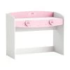 Demeyere Bureau 1 Tiroir Anastasia Rose Et Blanc -Décoration De Meubles bureau 1 tiroir mulan rose et blanc