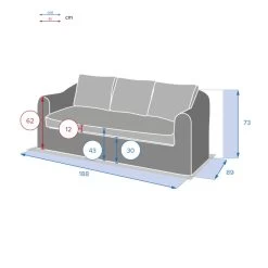 Canapé 3 Places Moorea Savana Hespéride 7 Canapé 3 Places Moorea Savana Hespéride -Décoration De Meubles canape 3 places moorea savana hesperide 2