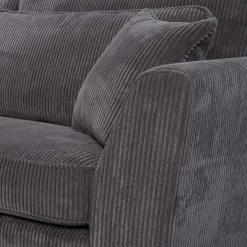 Canapé Angle Droit Isla Velours Côtelé Gris 11 Canapé Angle Droit Isla Velours Côtelé Gris -Décoration De Meubles canape angle droit gris isla 2