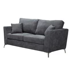 Canapé Bonita Fixe Gris 2 Places