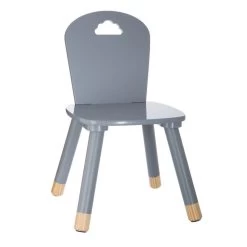 Chaise Enfant Grise Collection Douceur Atmosphera