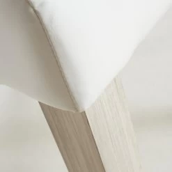 Demeyere Chaise Dossier Haut Blanc PU Guevara -Décoration De Meubles chaise ernesto blanc 1 3