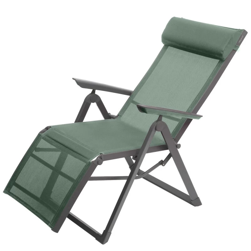 Chaise Longue Decima Hespéride Vert Olive/graphite 4 Chaise Longue Decima Hespéride Vert Olive/graphite – Image 2