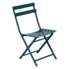 Chaise Métal Pliante Greensboro Bleu Pétrole Hespéride -Décoration De Meubles chaise metal pliante greensboro bleu petrole hesperide