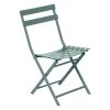 Chaise Métal Pliante Greensboro Vert Jade Hespéride -Décoration De Meubles chaise metal pliante greensboro vert jade hesperide