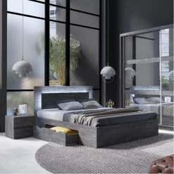 Lot De 2 Tables De Chevet Togo -Décoration De Meubles chevet 2 tiroirs togo lots de 2 2