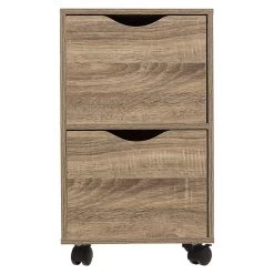 Chiffonnier 2 Tiroirs Sur Roulettes 5Five -Décoration De Meubles chiffonnier 2 tiroirs sur roulettes 5five 2