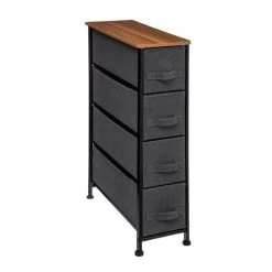 Chiffonnier 4 Tiroirs Gris Foncé 5Five