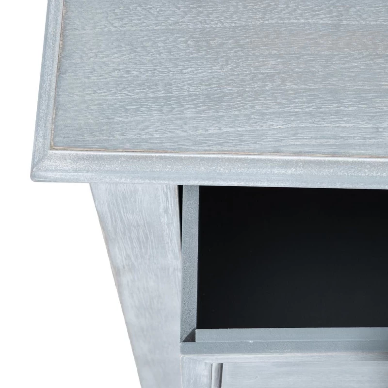 ATMOSPHERA Chiffonnier 4 Tiroirs TASHA Gris 5 ATMOSPHERA Chiffonnier 4 Tiroirs TASHA Gris – Image 3