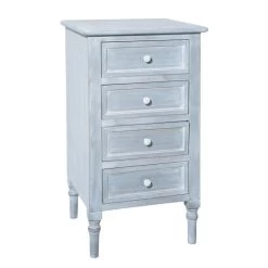 ATMOSPHERA Chiffonnier 4 Tiroirs TASHA Gris