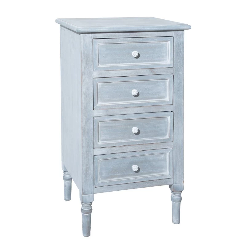 ATMOSPHERA Chiffonnier 4 Tiroirs TASHA Gris 3 ATMOSPHERA Chiffonnier 4 Tiroirs TASHA Gris