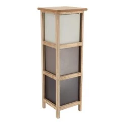 Chiffonnier Petit Modèle 3 Tiroirs Dégradé Taupe -Décoration De Meubles chiffonnier petit modele 3 tiroirs degrade taupe 2