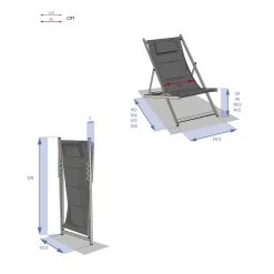 Chilienne Inclinable Honolulu Gris Ardoise Hespéride 15 Chilienne Inclinable Honolulu Gris Ardoise Hespéride -Décoration De Meubles chilienne inclinable honolulu gris ardoise hesperide 6