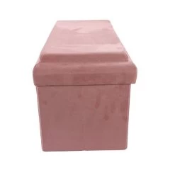 Coffre Banc Pliable Rose Compatible Briques -Décoration De Meubles coffre banc pliable rose compatible briques 6