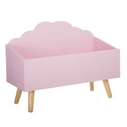 Coffre De Rangement Nuage Rose Atmosphera
