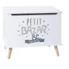 Coffre De Rangement "petit Bazar & Secrets" Blanc Atmosphera 2 Coffre De Rangement "petit Bazar & Secrets" Blanc Atmosphera -Décoration De Meubles coffre de rangement petit bazar secret blanc atmosphera