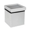 Coffre Pouf Pliable Gris Compatible Briques -Décoration De Meubles coffre pouf pliable gris compatible briques
