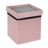 Coffre Pouf Pliable Rose Compatible Briques -Décoration De Meubles coffre pouf pliable rose compatible briques
