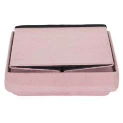 Coffre Pouf Pliable Rose Compatible Briques -Décoration De Meubles coffre pouf pliable rose compatible briques 1 5