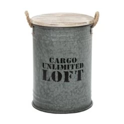 Coffres Bidons Gris Loft - Lot De 3 - Atmosphera 10 Coffres Bidons Gris Loft - Lot De 3 - Atmosphera -Décoration De Meubles coffres bidons gris loft lot 3 atmosphera 3