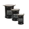 Coffres Bidons Noir Industriel - Lot De 3 - Atmosphera -Décoration De Meubles coffres bidons noir industriel lot de 3 atmosphera
