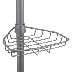 Colonne Télescopique 4 Paniers Gris -Décoration De Meubles colonne telescopique 4 paniers gris 2