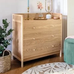 Commode 3 Tiroirs Cannage Arty Atmosphera -Décoration De Meubles commode 3 tiroirs cannage arty atmosphera 4