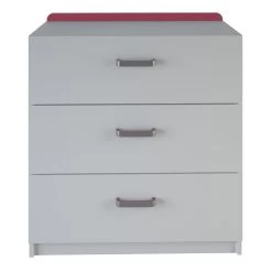 Demeyere Commode 3 Tiroirs Reverso Rose Ou Bleu -Décoration De Meubles commode 3 tiroirs reverso rose ou bleu 3