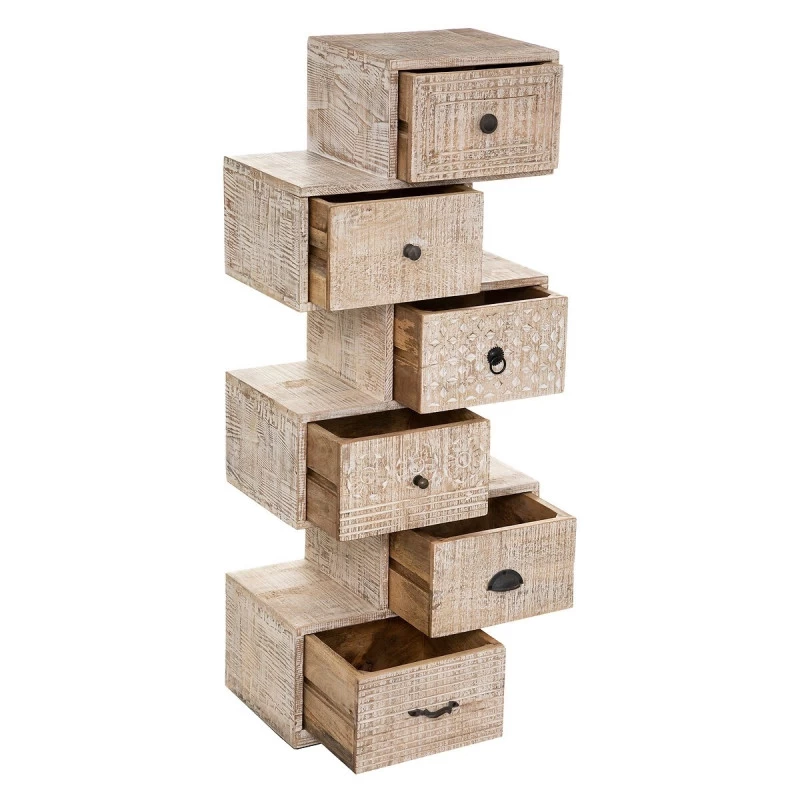 Commode Ajay 6 Tiroirs Bois Massif Atmosphera 5 Commode Ajay 6 Tiroirs Bois Massif Atmosphera – Image 3